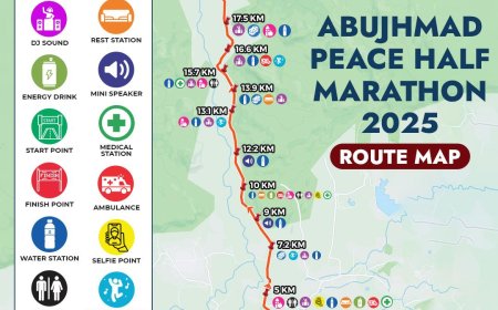 अभूझमाड़ पीस हाफ मैराथन 2025