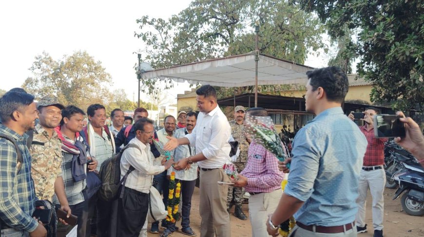 त्रिस्तरीय पंचायत निर्वाचन 2025  मतदान दलों की हुई सकुशल वापसी