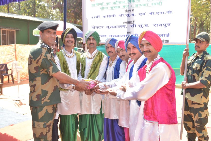 महिलाओं के सशक्तिकरण की ओर बीएसएफ का एक और कदम – सिलाई मशीन वितरण एवं सांस्कृतिक कार्यक्रम