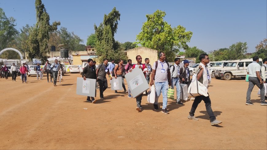 त्रिस्तरीय पंचायत निर्वाचन 2025   विकासखंड ओरछा में 23 फरवरी को दोपहर 02 बजे तक होगा  मतदान