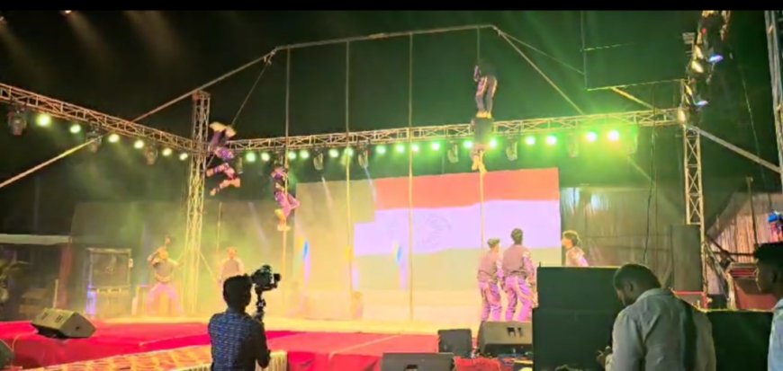 माता मावली मेले में मलखंभ डांस एकेडमी का अद्वितीय प्रदर्शन, संसद महेश कश्यप ने की 20 लाख रुपये की घोषणा