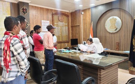 कलेक्टर जनदर्शन में पहुंचे दर्जन भर से अधिक ग्रामीण