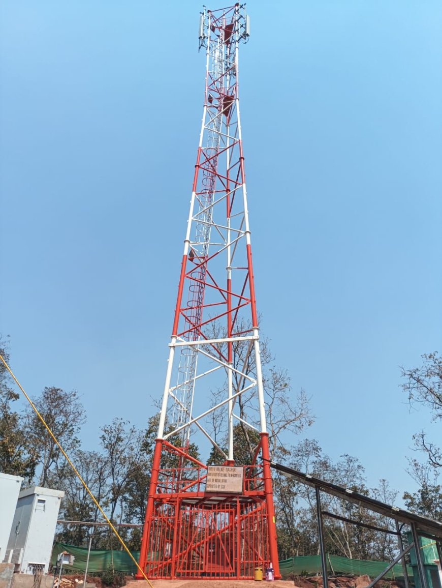 नारायणपुर पुलिस के प्रयासों से अबुझमाड़ क्षेत्र में बढ़ी मोबाईल   कनेक्टिविटी।