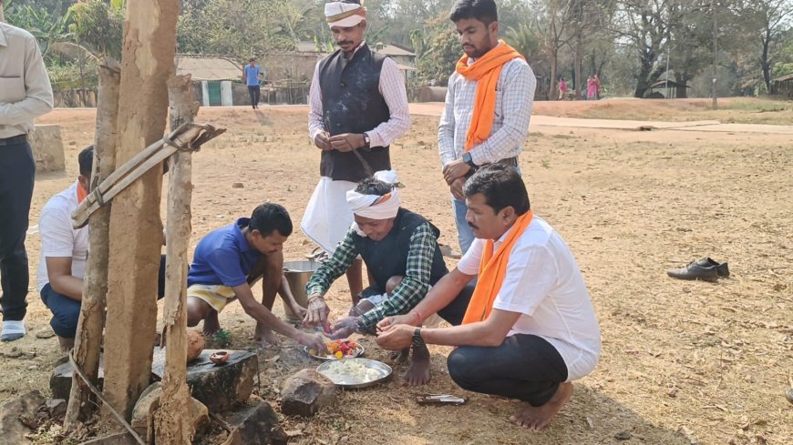 माता जुंगे डोकरी की सेवा-अर्चना के साथ कोहकामेटा में शुरू हुआ समृद्ध आदिवासी संस्कृति का महोत्सव बस्तर पंडुम