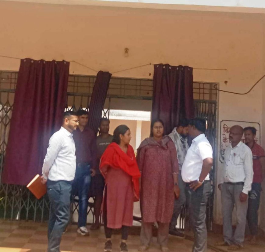 कलेक्टर ने किया कोहकामेटा और किहकाड़ के स्वामी आत्मानंद उत्कृष्ट विद्यालय, प्राथमिक स्वास्थ्य केन्द्र और आश्रम छात्रावासो का औचक निरीक्षण