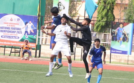 स्वामी विवेकानंद अंडर-20 पुरुष राष्ट्रीय फुटबॉल चैंपियनशिप में पिछले चैंपियन दिल्ली की शानदार शुरुआत