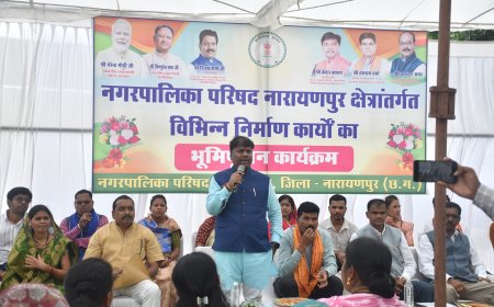 वन मंत्री ने किया आठ विभिन्न निर्माण कार्यों का भूमिपूजन