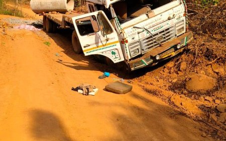 नारायणपुर में दर्दनाक सड़क दुर्घटना: एक महिला की मौत, तीन घायल*