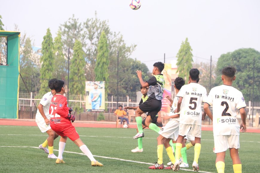 अंडर-15 जूनियर फुटबॉल लीग: भुना फुटबॉल क्लब हरियाणा ने बरवानी फुटबॉल क्लब मध्यप्रदेश को 4-3 से हराया