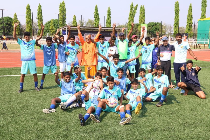 अंडर-15 जूनियर फुटबॉल लीग में भुना को हराकर आरकेएम फाइनल राउंड में प्रवेश