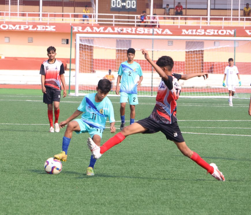 अंडर-15 जूनियर फुटबॉल लीग में भुना को हराकर आरकेएम फाइनल राउंड में प्रवेश