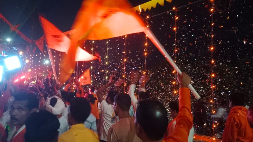 नारायणपुर में श्री राम नवमी पर भव्य भंडारा और विशाल शोभायात्रा का आयोजन