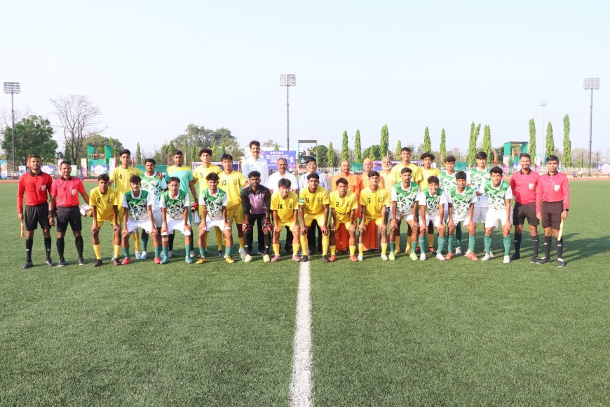 स्वामी विवेकानन्द अंडर-20 राष्ट्रीय फुटबॉल चैंपियनशिप 2025 का हुआ आगाज