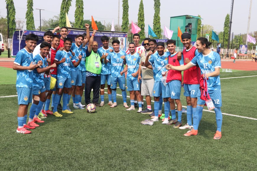 चंडीगढ़ अपने द्वितीय मैच में उत्तराखंड को 2-0 से हराकर ग्रुप ई में टॉप पर जगह बनाया