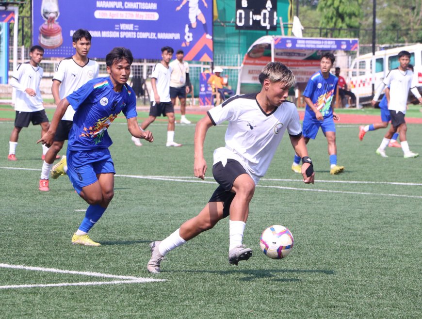 स्वामी विवेकानंद अंडर-20 पुरुष राष्ट्रीय फुटबॉल चैंपियनशिप 2025: गरिमामयी उपस्थिति में सम्पन्न हुआ द्वितीय क्वार्टर फाइनल मैच