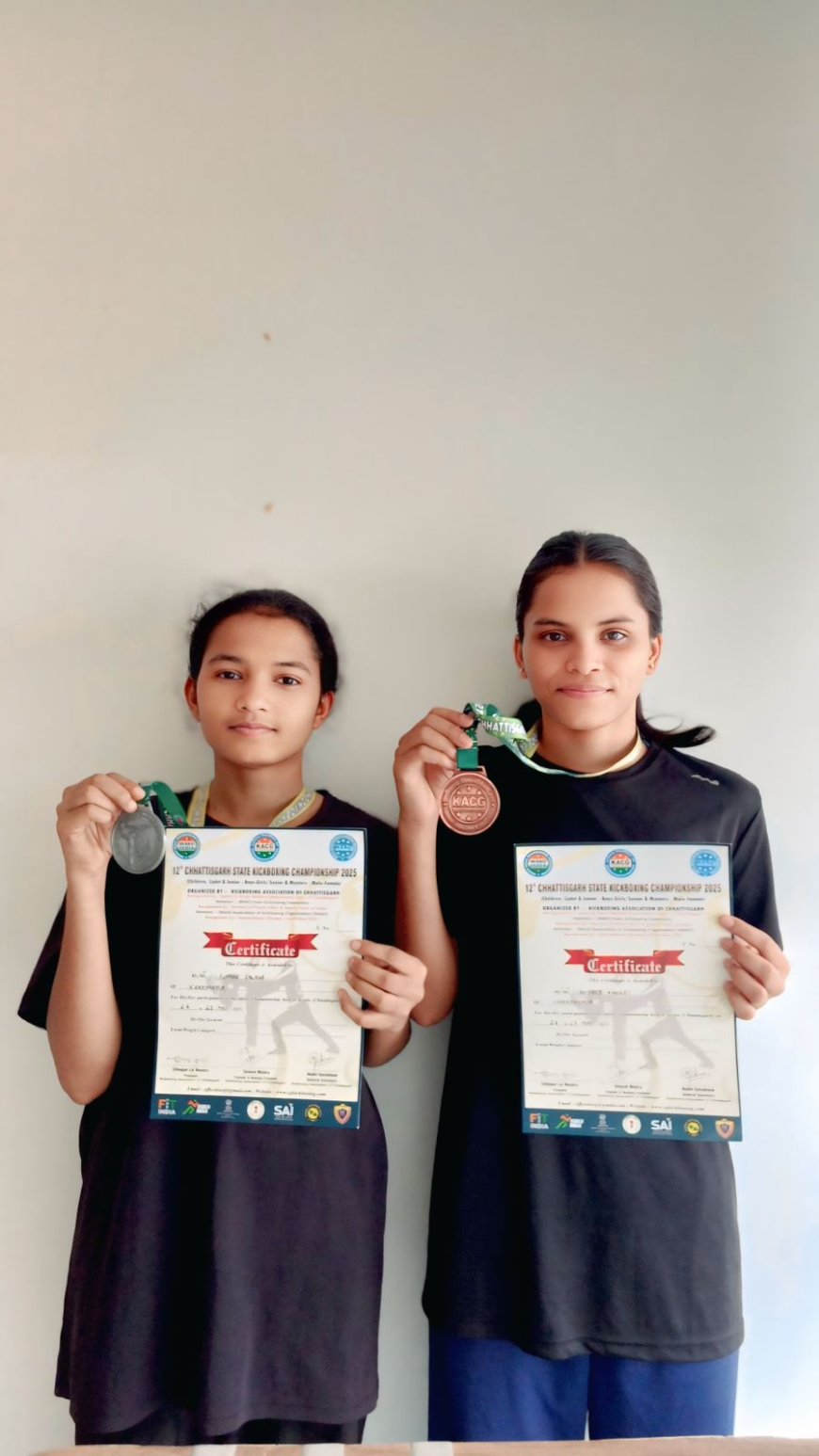 *नारायणपुर की बेटियों ने जीता नेशनल किकबॉक्सिंग का टिकट*