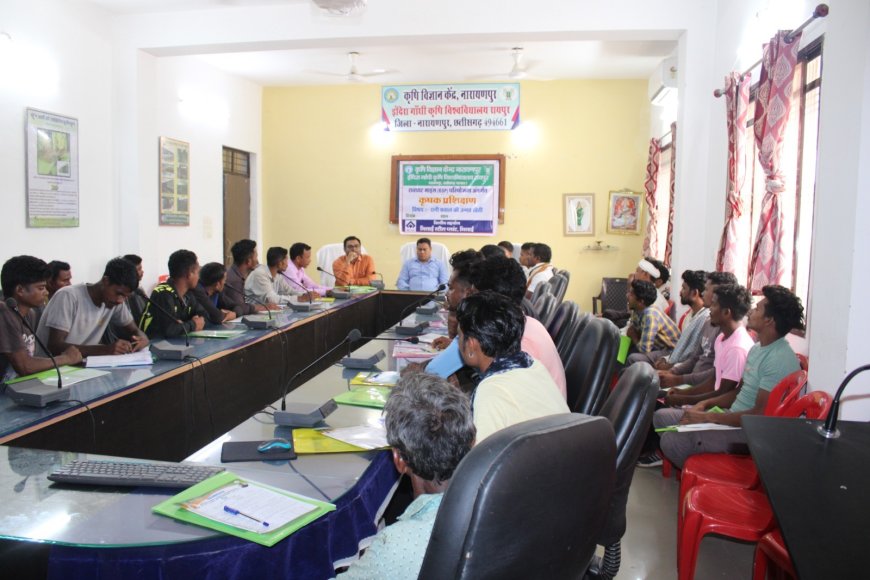 कृषि विज्ञान केंद्र द्वारा रागी की उन्नत खेती पर किया गया 2 दिवसीय प्रशिक्षण