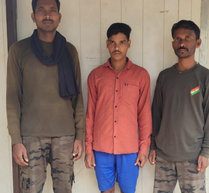 आईईडी ब्लास्ट करने की घटना में शामिल  एक नक्सल सहयोगी को पकड़ने में कोहकामेटा पुलिस  को मिली सफलता