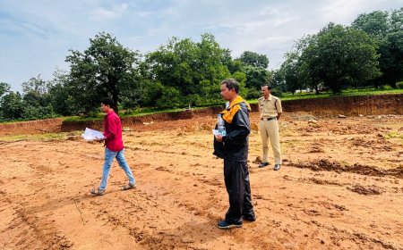 अवैध मुरूम उत्खनन पकड़ा गया, जांच दल ने दर्ज किया मामला