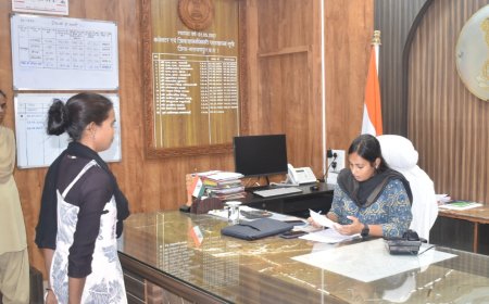 जनदर्शन में कलेक्टर ममगाईं ने सुनी आमजनों की समस्या दिलाया जल्द निराकरण करने का भरोसा