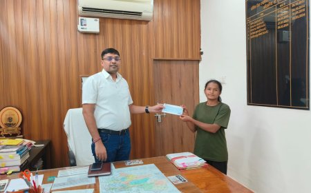 तायक्वांडो एवं किक बॉक्सिंग खिलाडियों को मिली आर्थिक सहायता