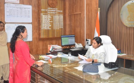 जनदर्शन में कलेक्टर ममगाईं ने सुनी आमजनों की समस्या