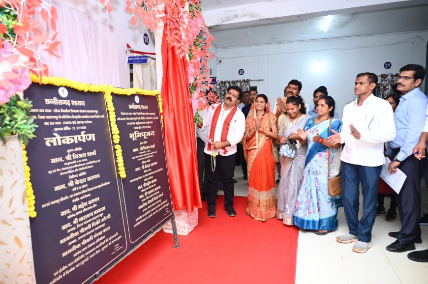 उपमुख्यमंत्री ने किया 30 करोड़ 24 लाख 7 हजार रुपये के विकास कार्यों का लोकार्पण व भूमिपूजन