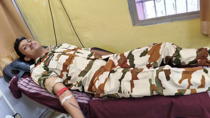आईटीबीपी जवान बलजीत सिंह ने दिखाई अद्भुत मानवता रक्तदान से बचाई महिला की जान