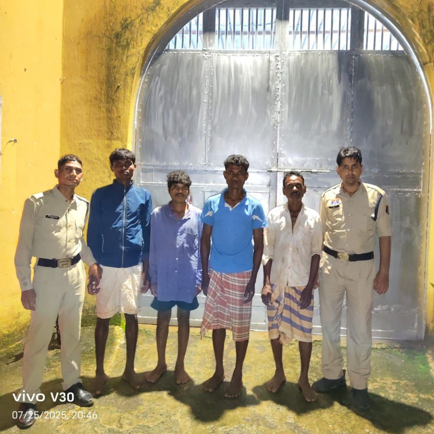 नारायणपुर पुलिस ने अंतरराज्यीय गौ-तस्करी गिरोह के खिलाफ की कार्रवाई