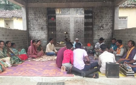 नारायणपुर में अंतिम सावन सोमवार को रामायण पाठ का आयोजन