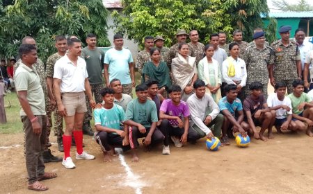 अबूझमाड़ खेल महोत्सव में 12 ग्रामों की टीमों ने लिया उत्साहपूर्वक भाग