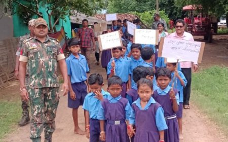 नारायणपुर पुलिस ने चलाया नशा मुक्ति जागरूकता अभियान