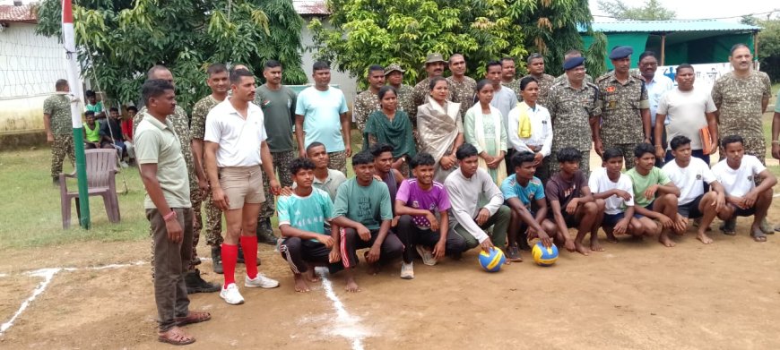 अबूझमाड़ खेल महोत्सव में 12 ग्रामों की टीमों ने लिया उत्साहपूर्वक भाग