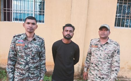 बालिका छात्रावास में दिवार कूदकर घुसने और अश्लील हरकत करने वाले आरोपी को नारायणपुर पुलिस ने किया गिरफ्तार