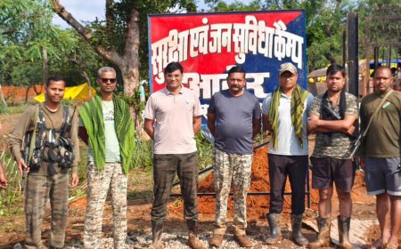 नारायणपुर पुलिस ने ओरछा के भीतर माओवादियों के शीर्ष नेताओं के आश्रय स्थल कहे जाने वाले ग्राम ‘‘आदेर’’ में खोला नवीन  कैंप