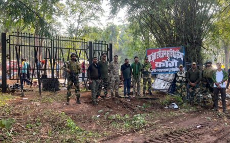 अबूझमाड़ के भीतर शीर्ष माओवादी नेताओं के सेफ़ज़ोन ‘‘कोंगे’’ में नारायणपुर पुलिस ने खोली नवीन  कैंप