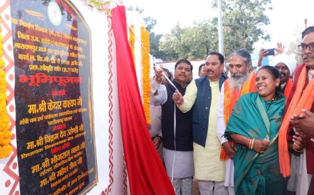 अंतागढ़-नारायणपुर 46 किलोमीटर लंबी सड़क निर्माण कार्य का हुआ भूमिपूजन