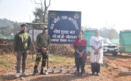 महाराष्ट्र सीमा से लगे अबूझमाड़ के दुर्गम गांवों में कलेक्टर ने किया सघन दौरा