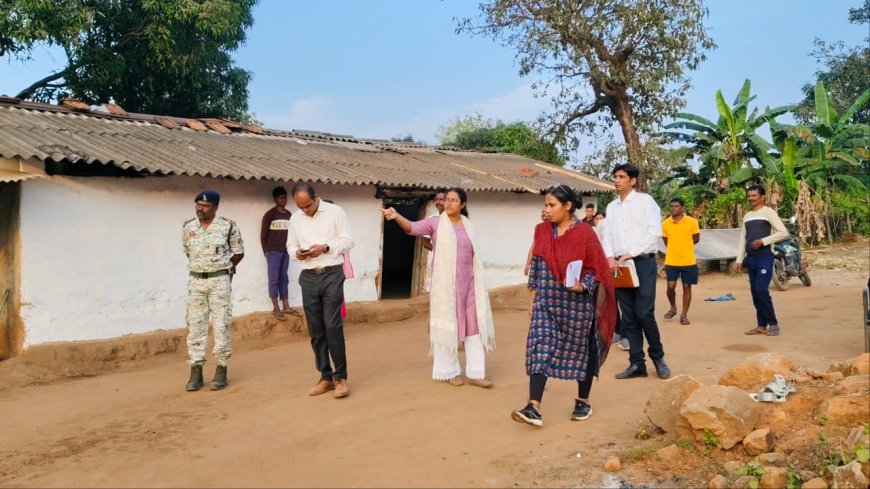 जिले के अंतिम छोर पर बसे ग्राम जाटलूर पहुंचने वाली पहली कलेक्टर  ग्रामीणों की समस्याएँ सुनकर शीघ्र समाधान का दिलाया भरोसा राज्य सरकार के नियद नेल्लानार योजना अंतर्गत ग्रामीणों को शत प्रतिशत लाभान्वित करने के दिए निर्देश