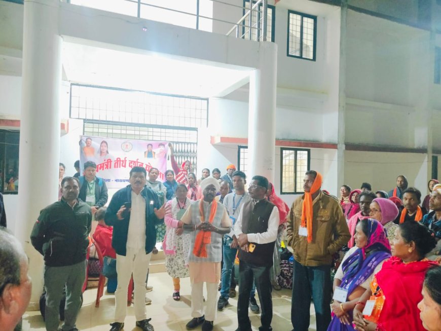 मुख्यमंत्री तीर्थ दर्शन योजना अन्तर्गत जिले के 110 तीर्थयात्रियों को किया गया रवाना