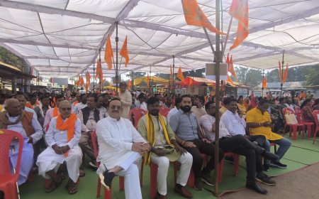 हिंदू संगम में उमड़ा अभूतपूर्व जनसैलाब, राष्ट्र की उन्नति के लिए समाज की एकता जरूरी