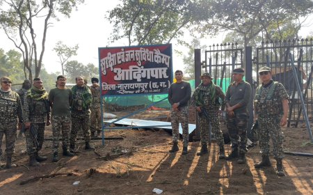 शांत, उन्नत और नक्सलमुक्त अबूझमाड की दिशा में अंतिम पायदान थोड़ी दूर; नारायणपुर पुलिस ने नक्सलियों के अघोषित राजधानी कुतुल के भीतर “आदिनपार” में खोली दूसरी नवीन कैम्प