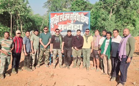 शांत, उन्नत और नक्सलमुक्त अबूझमाड की दिशा में अंतिम पायदान थोड़ी दूर; नारायणपुर पुलिस ने नक्सलियों के अघोषित राजधानी कुतुल के भीतर “मन्दोड़ा” में खोली तीसरी नवीन कैम्प