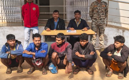 नारायणपुर पुलिस ने जादू-टोना के संदेह में महिला की हत्या मामले में पांचों आरोपियों को गिरफ्तार कर जेल भेजा