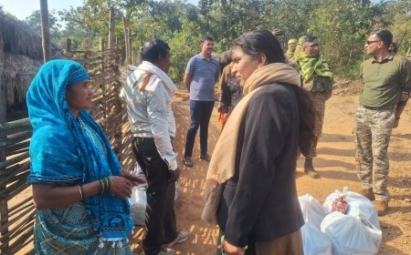 आदिंगपार–धुरबेड़ा पहुंचने वाली जिले की पहली कलेक्टर, ग्रामीणों में दिखा भरोसा