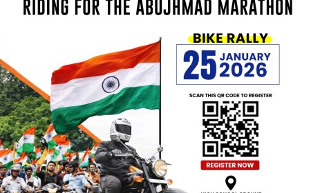 अबूझमाड़ महोत्सव: शांति और जागरूकता का संगम - 25 जनवरी को पीस बाइक रैली, 31 जनवरी को पीस हॉफ मैराथन