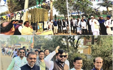 नारायणपुर में नेताजी सुभाष चंद्र बोस की 129वीं जयंती: बंगबंधुओं ने दी ऐतिहासिक श्रद्धांजलि