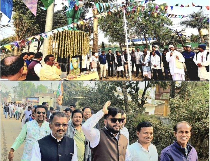 नारायणपुर में नेताजी सुभाष चंद्र बोस की 129वीं जयंती: बंगबंधुओं ने दी ऐतिहासिक श्रद्धांजलि