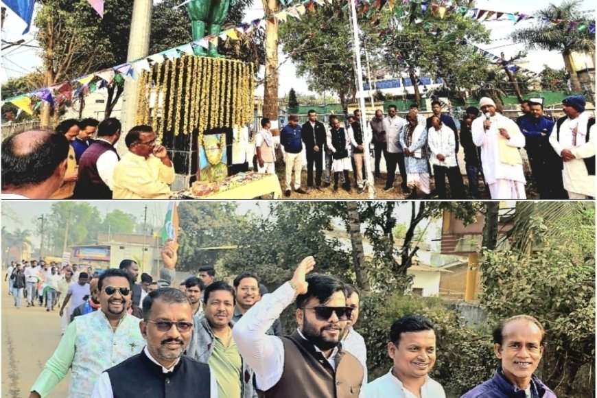 नारायणपुर में नेताजी सुभाष चंद्र बोस की 129वीं जयंती: बंगबंधुओं ने दी ऐतिहासिक श्रद्धांजलि