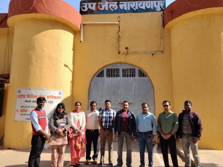 जिला उप जेल एड़का में विचाराधीन बंदियों का समग्र स्वास्थ्य परीक्षण आयोजित